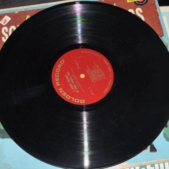 Golden Treasury of SONGS AMERICA SINGS Record Album LP Children's Folk Music HTF - Picture 2 of 3